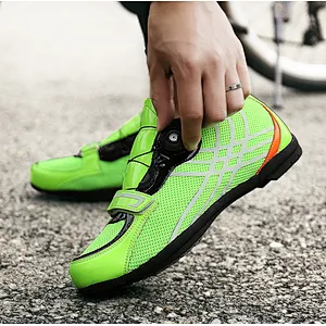 Factory Wholesale unlocked road bike shoes men's and women's riding shoes mesh breathable unlocked cycling shoes