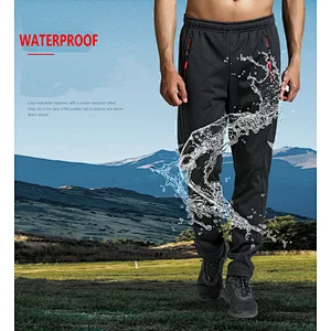 Factory Wholesale Customize Men's Cycling Pants Fleece Thermal Windproof Winter Outdoor Pants for Biking Running Hiking Winter Bike Pants