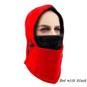 Wholesale Windproof Warm Hat Balaclava Ski Outdoor Bike Full Face Mask Neck Warmer Winter Hat Thermal Fleece Hood Winter Hood