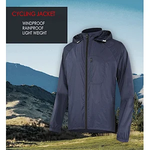 factory custom men Lightweight Hooded Waterproof Cycling Jacket Rainproof Outdoor Running Hiking Bike Windbreaker Jacket
