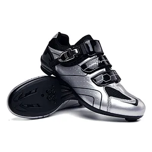 Factory Wholesale Highway lock road bike shoes outdoor road cycling shoes antiskid Compatible Cycling Shoes for indoor or outdoor