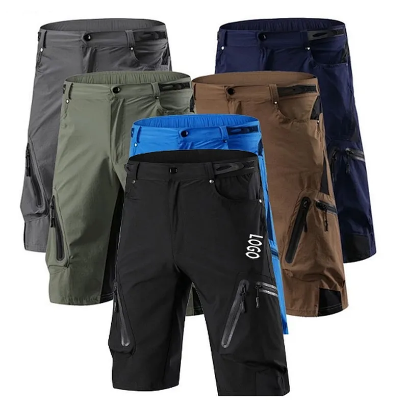 Factory custom quick dry men's mountain bike shorts breathable waterproof MTB shorts OEM customize cycling shorts china supplier