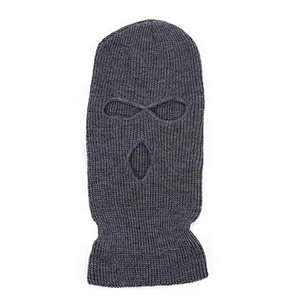 Factory Wholesale Hot Selling 3 holes Knit Winter Balaclava for Skiing Cycling Motorcycle Windproof Adult Women Men Ski Mask