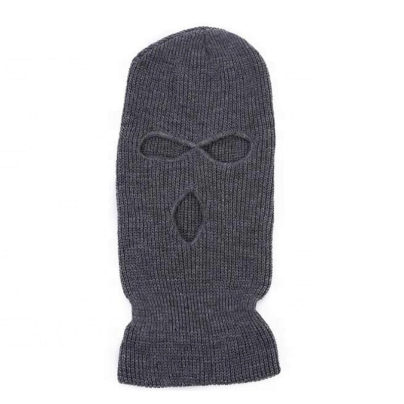 Factory Wholesale Hot Selling 3 holes Knit Winter Balaclava for Skiing Cycling Motorcycle Windproof Adult Women Men Ski Mask