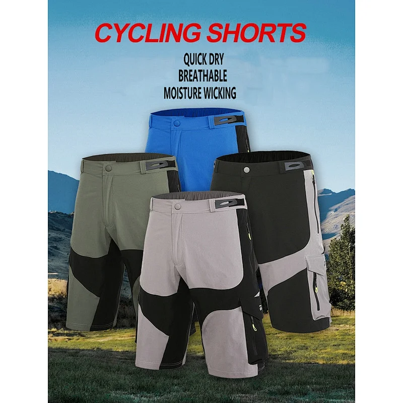 Factory wholesale customize mens summer breathable quick dry mountain bike shorts custom MTB shorts quick dry outdoor Cycling shorts cycling clothing china factory supplier manufacturer