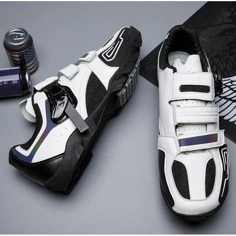 Men and women cycling shoes lockless anti slip wear resistant leisure road bike shoes mountain bike shoes
