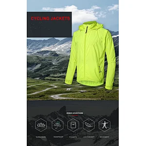 custom men sun uv protection UPF 50+ waterproof cycling jacket removable sleeves rainproof bike jacket outdoor windproof jacket windbreaker
