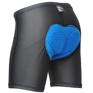 Factory wholesale quick dry moisture wicking men's padded cycling shorts Gel padded bike shorts OEM customize MTB mountain bike shorts padded