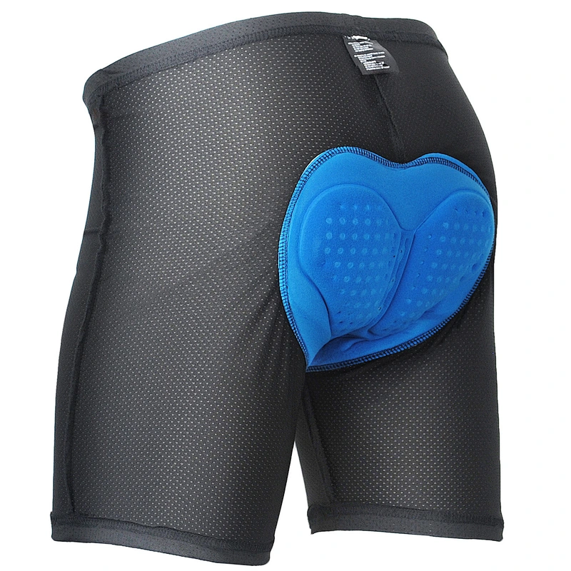 Factory wholesale quick dry moisture wicking men's padded cycling shorts Gel padded bike shorts OEM customize MTB mountain bike shorts padded