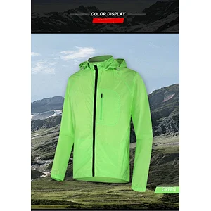 factory custom men Lightweight Hooded Waterproof Cycling Jacket Rainproof Outdoor Running Hiking Bike Windbreaker Jacket