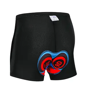 Factory Wholesale Moisture Wicking Padded Mountain Bike Underwear Men Women Breathable Cycling Shorts Padded Cycling Underwear