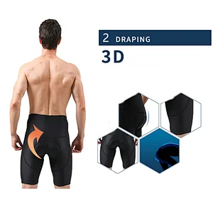 Factory OEM Customize men Road Cycling Shorts mositure wicking custom men's padded cycling shorts breathable gel padded bike shorts men