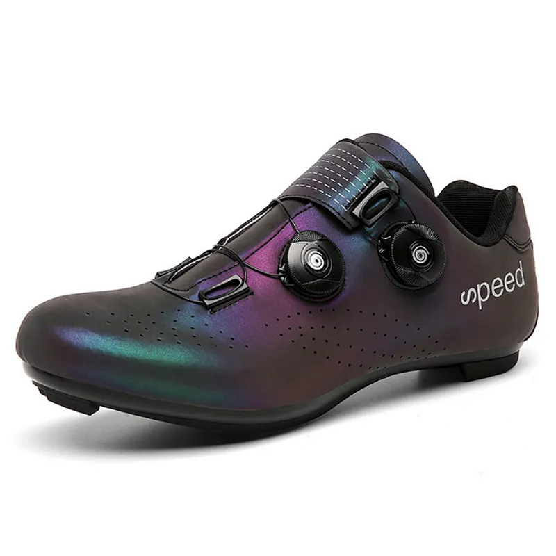 Factory Wholesale Men's Road Bike Cycling Shoes Riding Shoes with SPD for Men Lock Bike Shoes