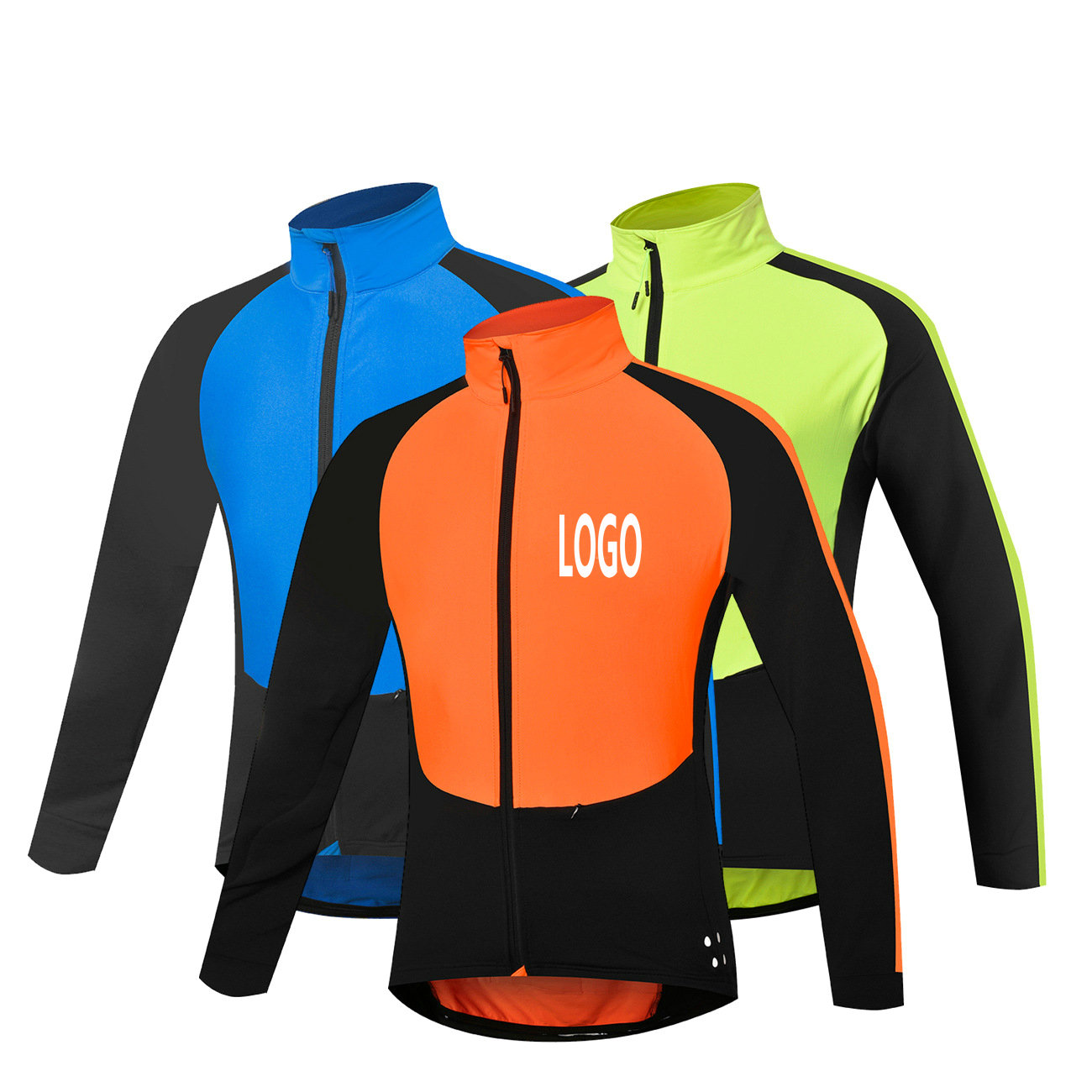 factory custom winter autumn fleece warm cycling jersey waterproof men bike jacket outdoor windproof cycling jacket customize cycling jersey