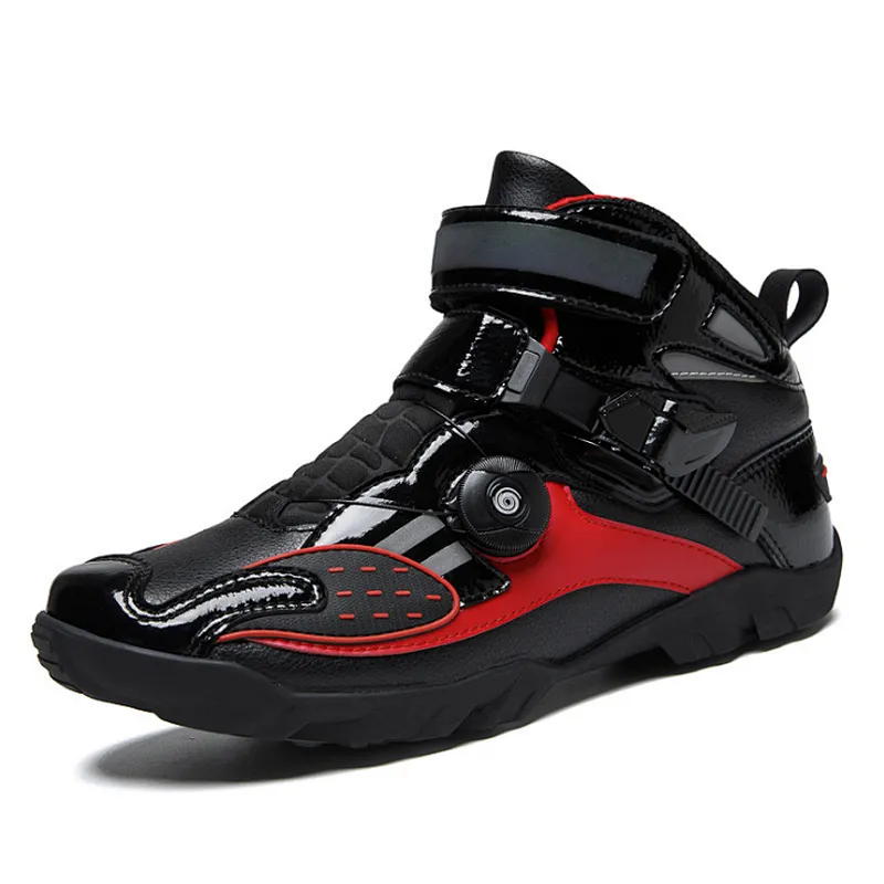 factory wholesale plus size motorcycle boots cycling shoes wear resistant and breathable racing shoes motorcycle shoes