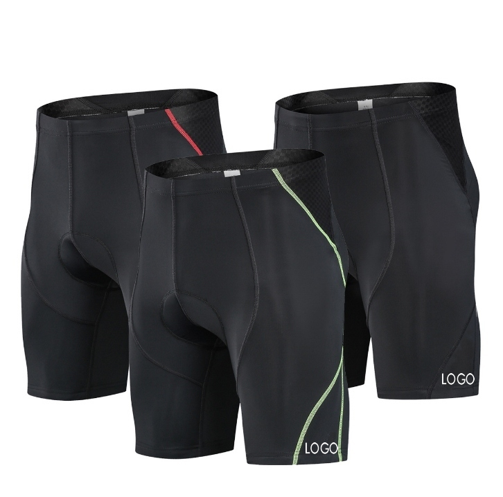 Factory Customize SUMMER men's padded cycling shorts custom cycling shorts wholesale breathable Absorbent padded bike shorts men