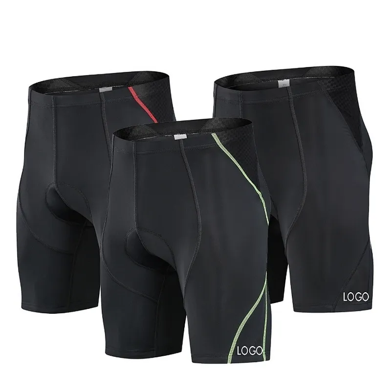 Factory Customize SUMMER men's padded cycling shorts custom cycling shorts wholesale breathable Absorbent padded bike shorts men