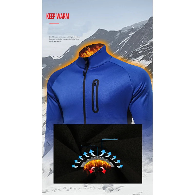 Factory wholesale waterproof winter men's cycling jacket customize bike jacket fleece warm cold weather windproof cycling coat