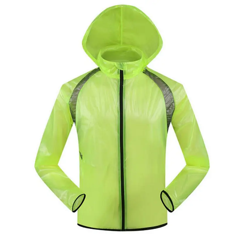 Factory wholesale men's waterproof cycling raincoat cycling rain jacket bike raincoat hiking cycling rainwear bike rainwear
