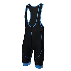 Wholesale Men's Cycling Bib Shorts Padded Compression Bike Tights Overall Breathable Sun UV Protection Cycling Overall