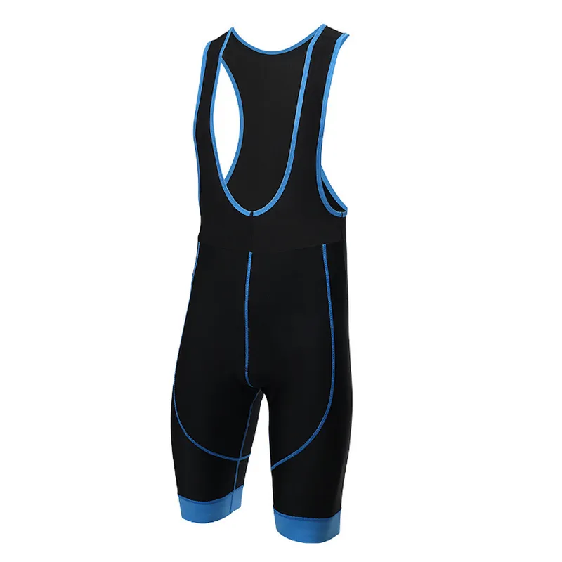 Wholesale Men's Cycling Bib Shorts Padded Compression Bike Tights Overall Breathable Sun UV Protection Cycling Overall