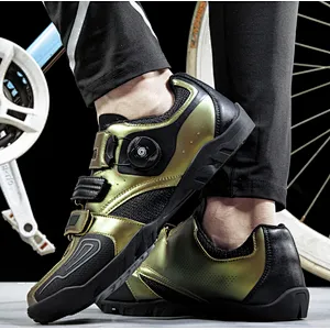 Men and women cycling shoes lockless anti slip wear resistant leisure road bike shoes mountain bike shoes