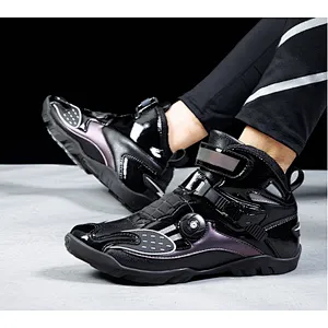 factory wholesale plus size motorcycle boots cycling shoes wear resistant and breathable racing shoes motorcycle shoes