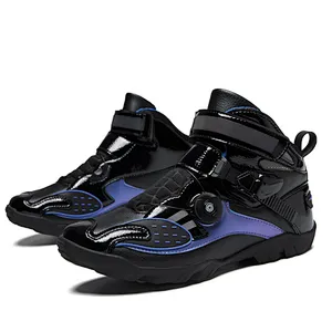 factory wholesale plus size motorcycle boots cycling shoes wear resistant and breathable racing shoes motorcycle shoes