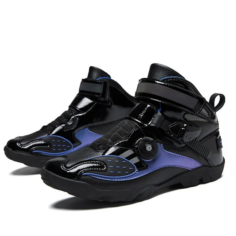 factory wholesale plus size motorcycle boots cycling shoes wear resistant and breathable racing shoes motorcycle shoes
