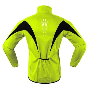 Factory Custom OEM Winter Windpoof Cycling Jacket Inner Fleece Warm UP Thermal Softshell Bike Jacket Waterproof OEM Bike Jacket