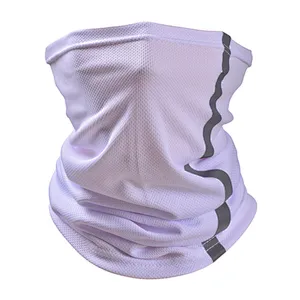 Factory wholesale High Visibility Reflective Safety neck Giater cycling Bandanas Anti Dust Breathable Windproof Neck Gaiter