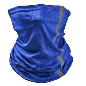 Factory wholesale High Visibility Reflective Safety neck Giater cycling Bandanas Anti Dust Breathable Windproof Neck Gaiter