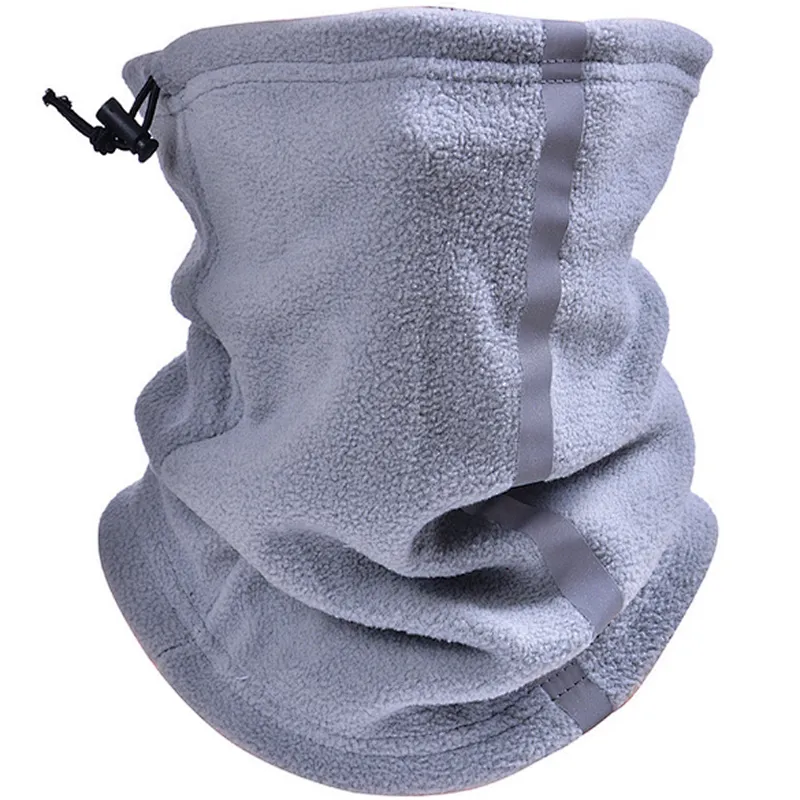 Factory Wholesale Reflective Soft Fleece Neck Gaiter Warmer Bandana for Cold Weather Winter Outdoor Cycling Neck Warmer