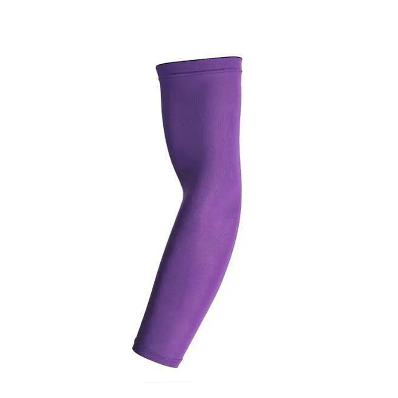 Wholesale Men Women Compression Arm Sleeves Basketball Tennis Running Cycling Arm Sleeves Fitness Bike UV Protection Arm Sleeves