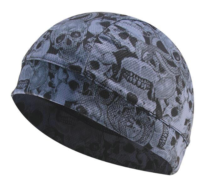 Cycling Helmet Liner Running Beanie Skull Cap Sweat Wicking Hat Running Cycling Skiing Basketball Sports Cap