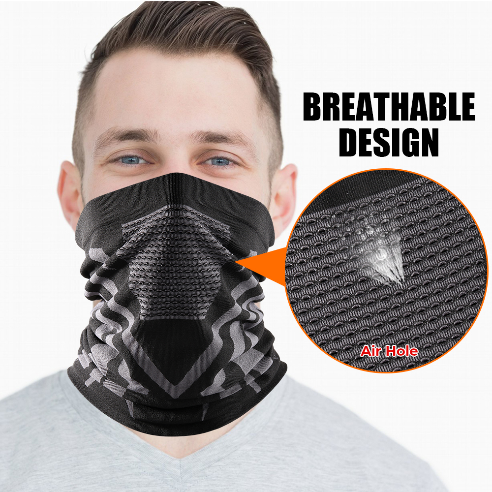 Factory wholesale Men Women Breathable neck Gaiter Windproof Bandana scarf Ski Face Cover Fishing Hiking Cycling Neck Gaiter