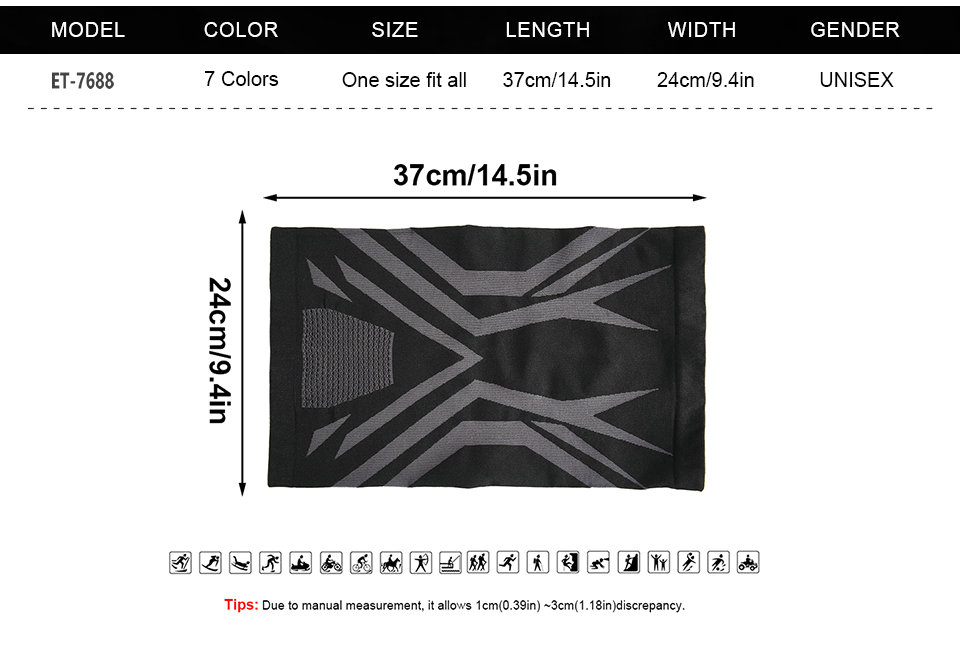 Factory wholesale Men Women Breathable neck Gaiter Windproof Bandana scarf Ski Face Cover Fishing Hiking Cycling Neck Gaiter