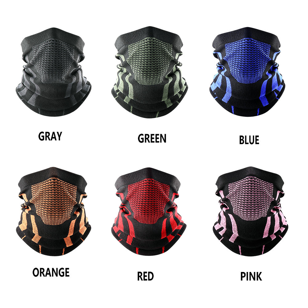 Factory wholesale Men Women Knitting Winter neck warmer Warm Soft tube Bandana ski scarf Snowboard windproof Warm neck gaiter