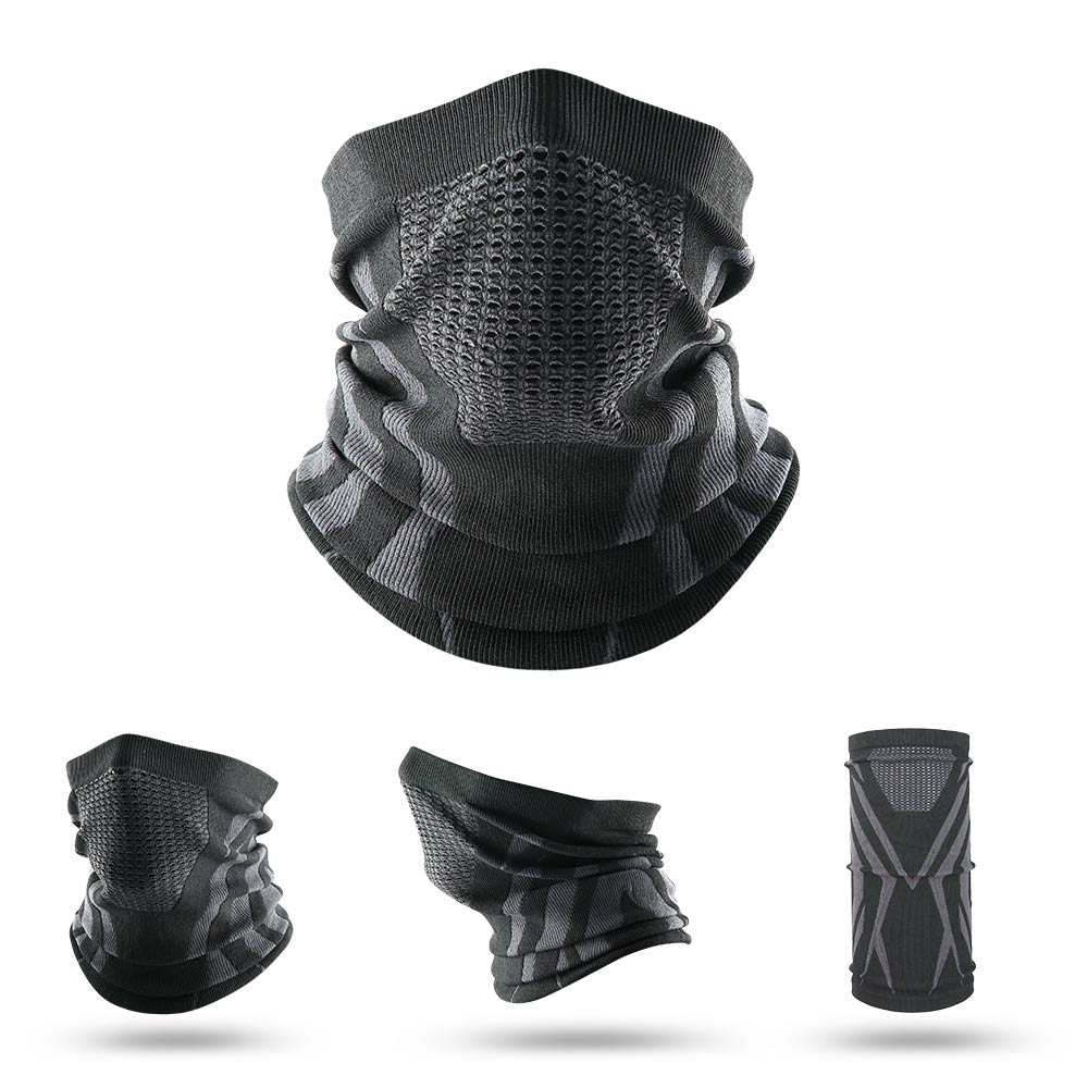Factory wholesale Men Women Knitting Winter neck warmer Warm Soft tube Bandana ski scarf Snowboard windproof Warm neck gaiter
