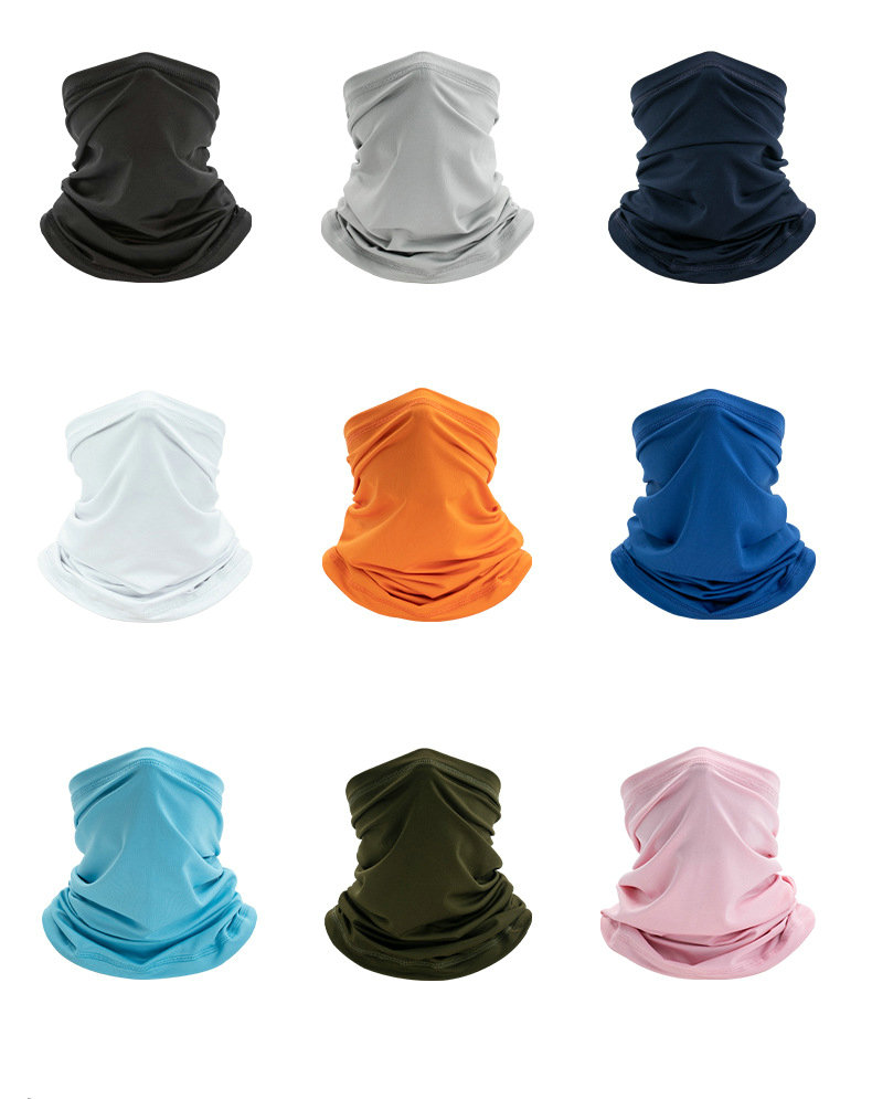 Factory wholesale Dustproof Outdoor UV Protection Neck Gaiter Summer Cooling Cycling Neck Gaiter Breathable Face Cover Scarf