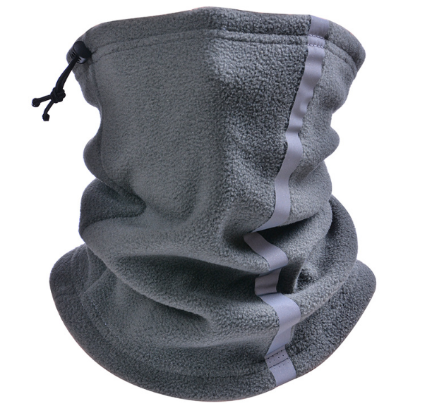 Factory Wholesale Reflective Soft Fleece Neck Gaiter Warmer Bandana for Cold Weather Winter Outdoor Cycling Neck Warmer