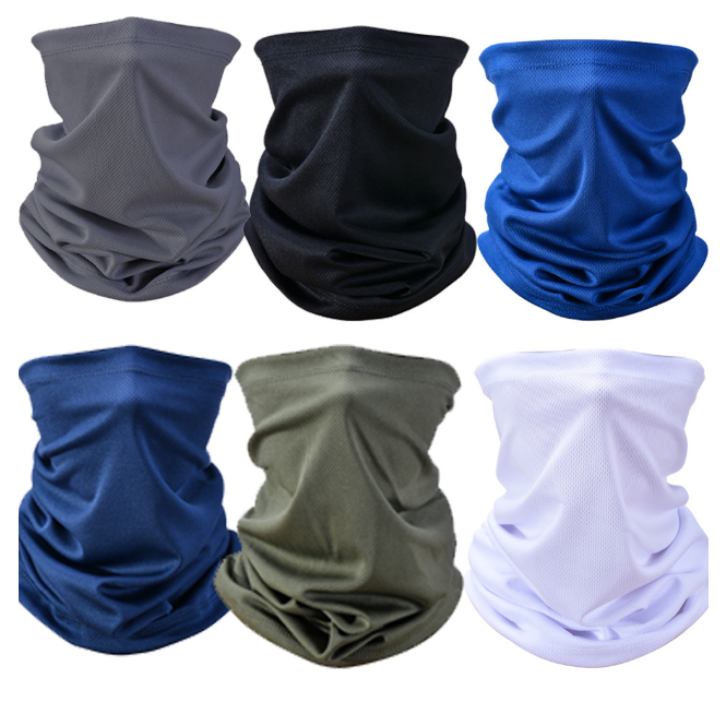 Factory wholesale cooling Bandanas Neck Gaiter Head Wrap Scarf Neck Warmer for Cycling Motorcycle Outdoor Bandana Face Mask