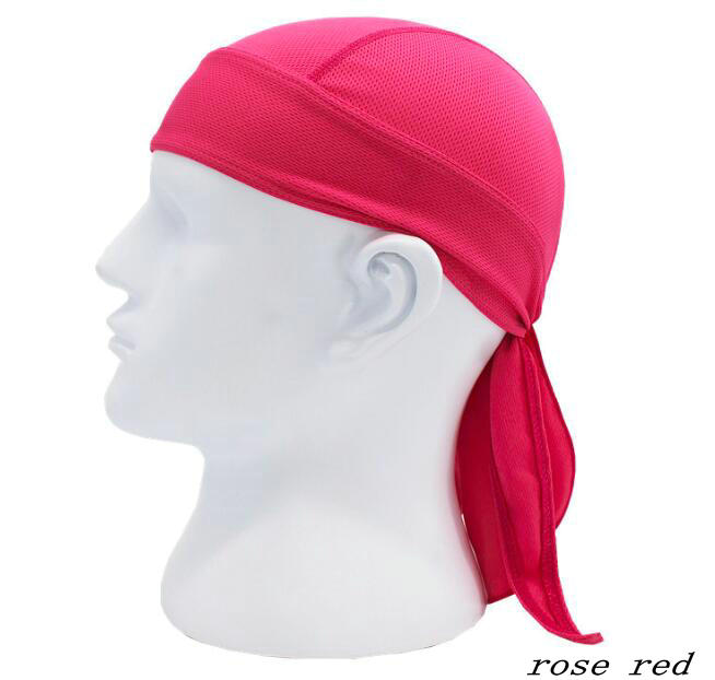 Factory Wholesale Quick Dry Breathable Dew Rag Sweat Wicking Doo Pirate Hat Silky Durag Cuctomize Cycling Motorcycle Beanie Cap