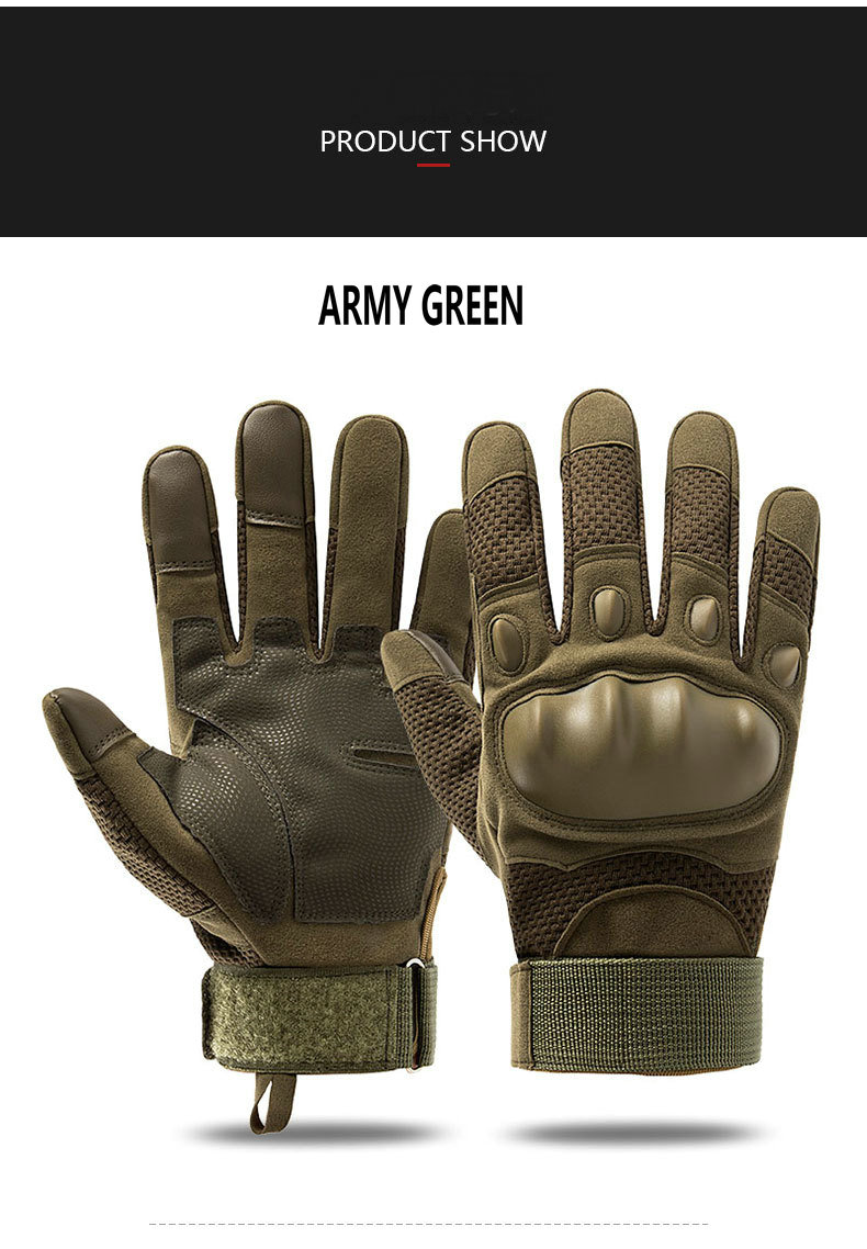 Wholesale New Arrivals Full Finger Tactical Gloves Outdoor Mountain Touch Screen Gloves Bike Cycling Bicycle Motorcycle Gloves