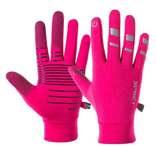 Wholesale Wear Resistant Breathable Anti-Slip Cycling Bike Gloves Full Finger Reflective Men Women Outdoor Climbing Gloves