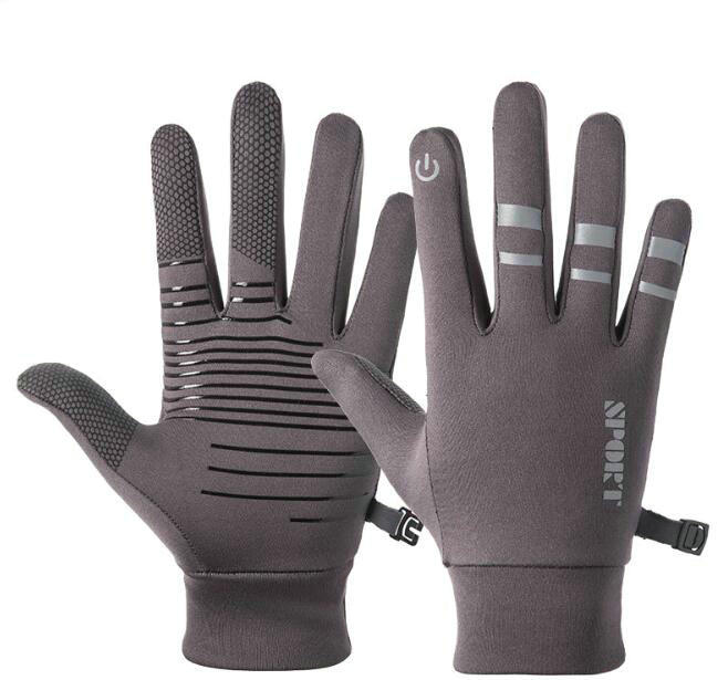 Wholesale Wear Resistant Breathable Anti-Slip Cycling Bike Gloves Full Finger Reflective Men Women Outdoor Climbing Gloves