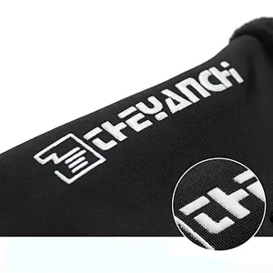 Factory wholesale winter touch screen bike gloves winter warm fleece lining cycling gloves waterproof zipper bike gloves