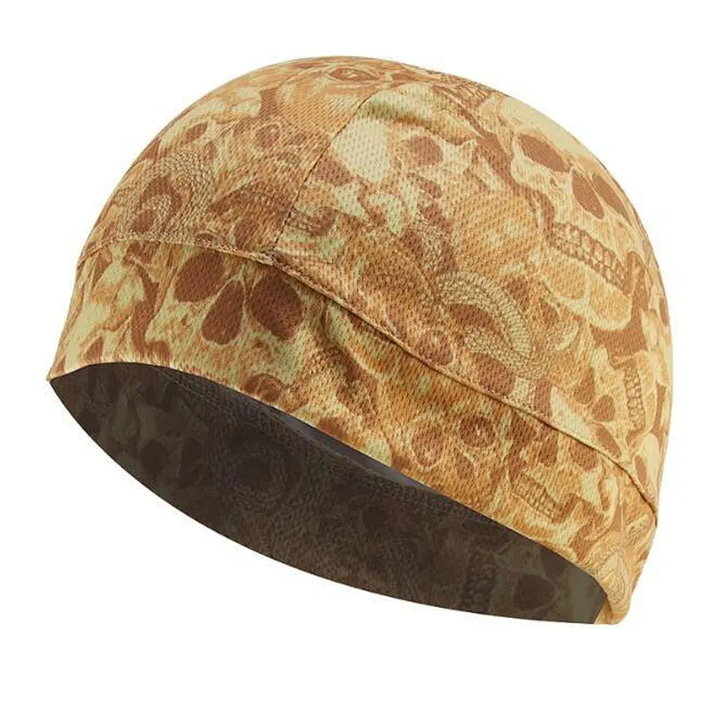 Cycling Helmet Liner Running Beanie Skull Cap Sweat Wicking Hat Running Cycling Skiing Basketball Sports Cap