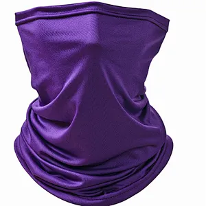 Factory wholesale Dustproof Windproof Outdoor UV Protection Neck Gaiter Summer Cooling Cycling Neck Gaiter Breathable Face Cover Scarf