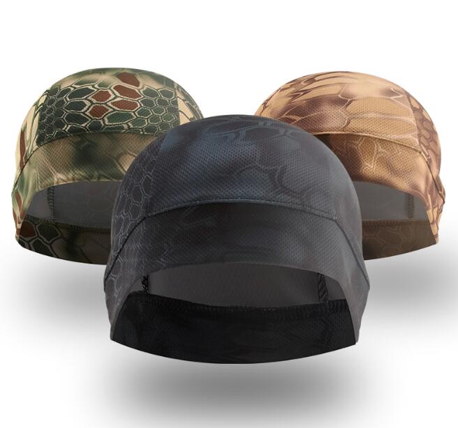 Cycling Helmet Liner Running Beanie Skull Cap Sweat Wicking Hat Running Cycling Skiing Basketball Sports Cap